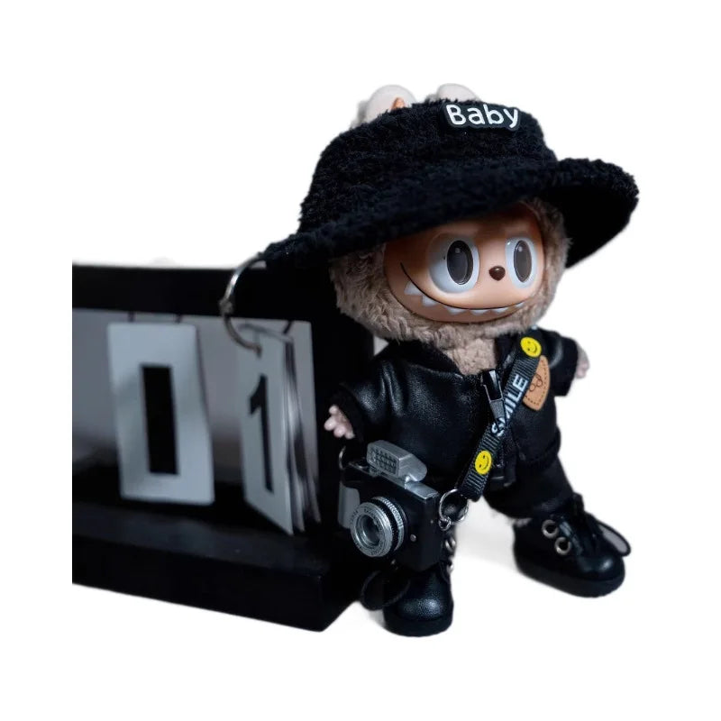 17cm Labubu Clothes Trendy Idol Dolls Jumpsuit Clothing Fans Overalls Gifts No Doll Accessories for Korea Kpop Exo