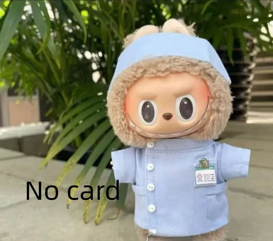 For 17cm Labuabu Clothes Doctor Uniform Set Nurse clothing gift