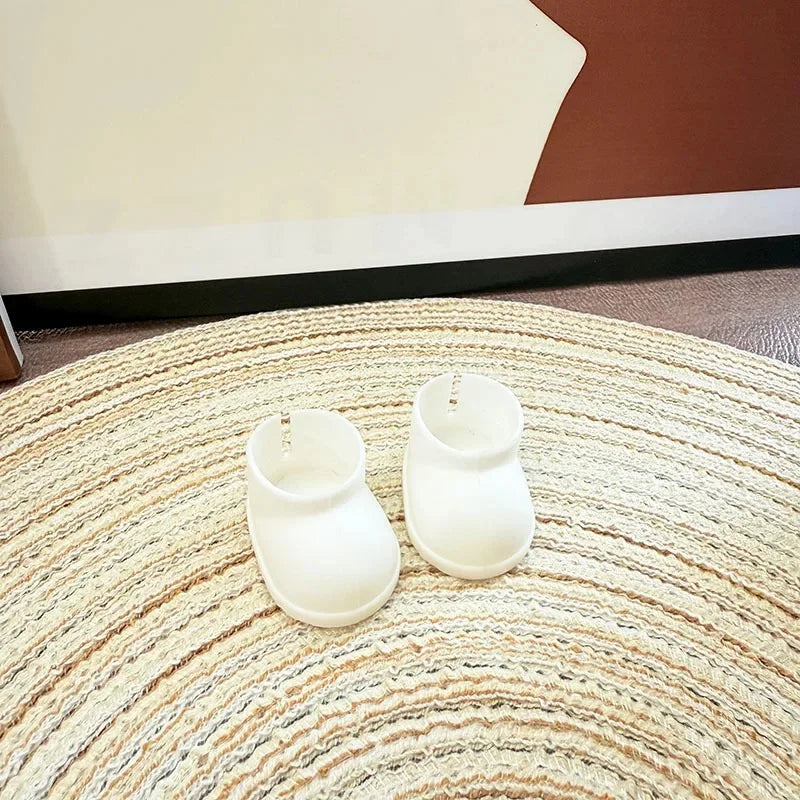 Adorable Brown-Eared Rabbit Clothes Set for Labubu Doll Pendant Only Clothing Item Including First Third Generation