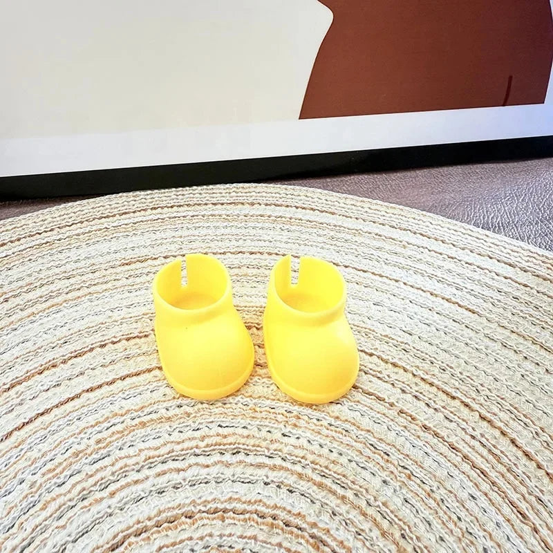 Adorable Brown-Eared Rabbit Clothes Set for Labubu Doll Pendant Only Clothing Item Including First Third Generation