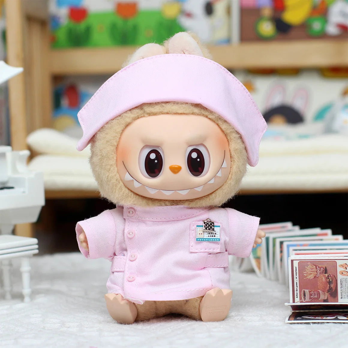 For 17cm Labuabu Clothes Doctor Uniform Set Nurse clothing gift