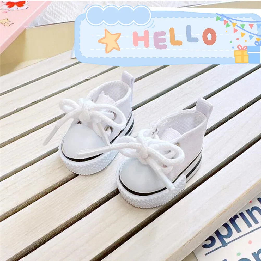 Cute Mini Clothes Outfit Accessories Bucket Hat Overalls BJD Doll Clothing For 17cm Labubu V2 Girl Gift Outfit