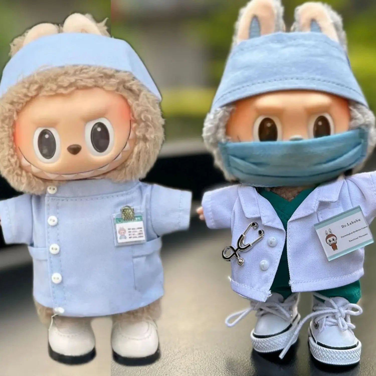 For 17cm Labuabu Clothes Doctor Uniform Set Nurse clothing gift