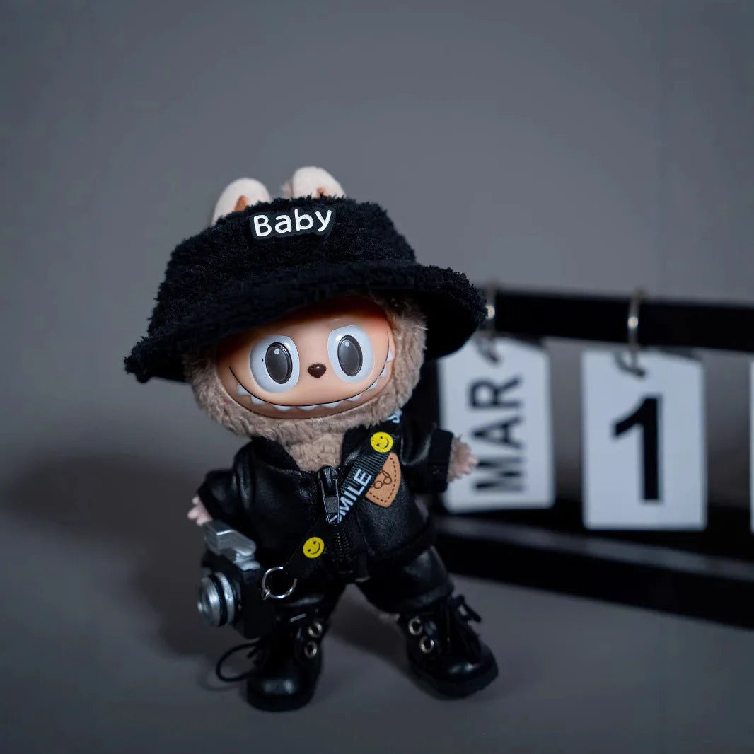 17cm Labubu Clothes Trendy Idol Dolls Jumpsuit Clothing Fans Overalls Gifts No Doll Accessories for Korea Kpop Exo