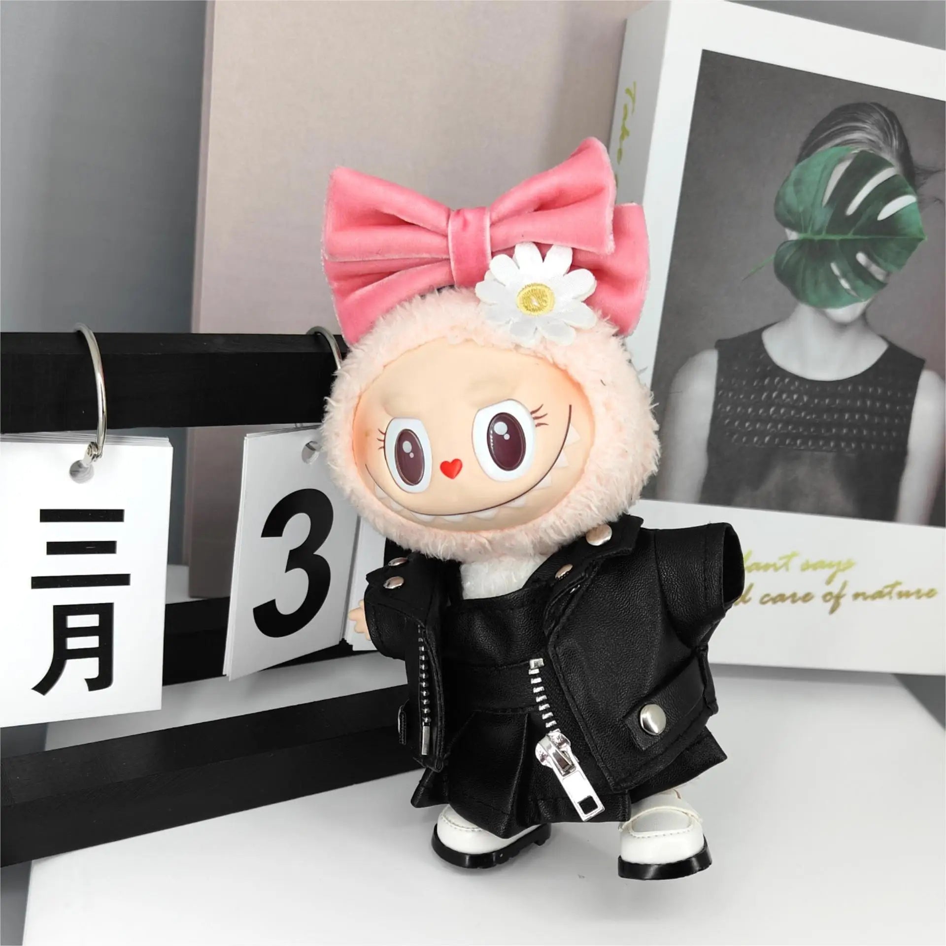 17cm Labubu Clothes Trendy Idol Dolls Jumpsuit Clothing Fans Overalls Gifts No Doll Accessories for Korea Kpop Exo